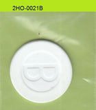 S1-2HO-0021 Netherlands B TOKEN KLEUR WIT PLASTIC