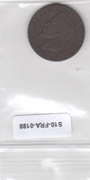 S10-FRA-0188 FRANKRIJK 5 centimes 1864 BB KM797 FI/VF