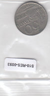S10-RES-0093 Brasil 50 centavos 1970 vf km580a