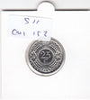 S11-C01-0152 Nederlandse Antillen 25 cent 1990 FDC KM35