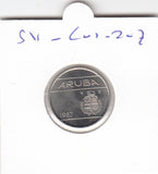 S11-C01-0207 Aruba 25 Cent 1987 FDC KM3