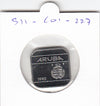 S11-C01-0227 Aruba 50 Cent 1992 FDC KM4