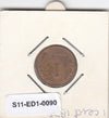S11-ED1-0090 Nederland 1 cent 1878 xf km107.1