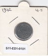 S11-ED1-0101 Nederland 1 cent 1942 vf km170