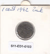 S11-ED1-0103 Nederland 1 cent 1942 vf km170