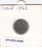 S11-ED1-0105 Nederland 1 cent 1942 vf km170