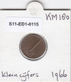 S11-ED1-0115 Nederland 1 cent 1966 UNC