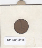 S11-ED1-0118 Nederland 1 cent 1970 VF