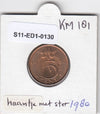 S11-ED1-0130 Nederland 5 cent 1980 MS65