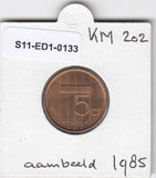 S11-ED1-0133 Nederland 5 cent 1985 UNC