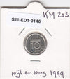 S11-ED1-0146 Nederland 10 cent 1999 XF