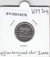 S11-ED1-0179 Nederland 25 cent 2000 UNC