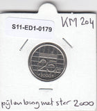 S11-ED1-0179 Nederland 25 cent 2000 UNC