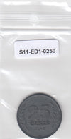 S11-ED1-0250 Nederland 25 cents 1942 XF km174