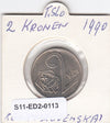 S11-ED2-0113 Czechoslovakia 2 koruny 1990 UNC KM# 75