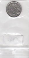 S11-ED2-0242 Zwitserland 20  rappen 1962 VF km29a