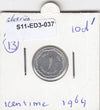 S11-ED3-0371 Algerije 1 centime 1964 UNC KM94