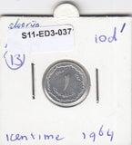 S11-ED3-0371 Algerije 1 centime 1964 UNC KM94