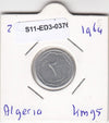 S11-ED3-0376 Algerije 2 centimes 1964 XF KM95