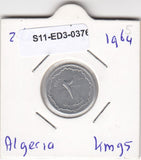 S11-ED3-0376 Algerije 2 centimes 1964 XF KM95