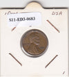 S11-ED3-0683 Verenigde staten 1 cent 1961 VF