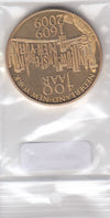 S11-VER-0001 400 jaar Nederland New-York          Verguld