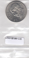 S11-WUB-0427 Mexico 1 peso unc 1971 km460