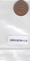 S11-WUB-0499 Canada 1 cent vf 1969 km59