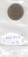 S11-WUB-0536 Frankrijk 20 centimes 1987 VF KM930