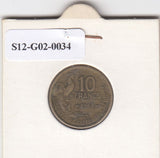 S12-G02-0034 Frankrijk 10 francs 1951  VF KM915