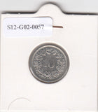 S12-G02-0057 Zwitserland 10 rappen 1973  XF KM27