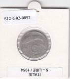S12-G02-0097 Italië 5 lire 1954  FI KM92
