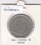S12-G02-0174 Spanje 50 pesetas 1982  VF+ KM825
