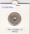 S12-G02-0183 Spanje 25 pesetas 1995  MS60 KM948 St. Esteban church