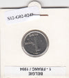S12-G02-0243 België 1 franc 1994 VLAAMS XF M188