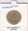 S12-G02-0245 België 5 francs 1993 VLAAMS XF KM174