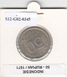 S12-G02-0345 Indonesië 50 rupiah 1971  XF KM35