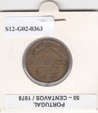 S12-G02-0363 Portugal 50 centavos 1978  VF KM596