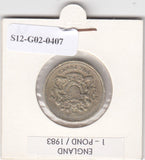 S12-G02-0407 Verenigd Koninkrijk 1 pound 1983  VF KM933