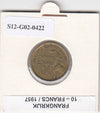 S12-G02-0422 Frankrijk 10 franc 1957  VF KM915