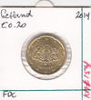 S12-G03-0175 Letland 20 cent 2014  MS60 KM154