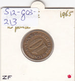 S12-G03-0213 Joegoslavië 10 para 1965  VF KM44