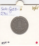 S12-G03-0231 Joegoslavië 1 dinar 1965  VF KM47