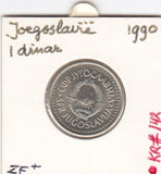 S12-G03-0234 Joegoslavië 1 dinar 1990  XF KM142