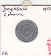 S12-G03-0237 Joegoslavië 2 dinara 1953  VF KM31
