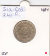 S12-G03-0241 Joegoslavië 2 dinara 1984  VF KM87