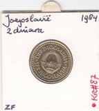 S12-G03-0241 Joegoslavië 2 dinara 1984  VF KM87