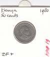 S12-G03-0341 Kenia 50 cents 1980   VF/XF KM19