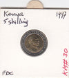 S12-G03-0350 Kenia 5 shillng 1997  MS60 KM30