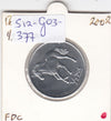 S12-G03-0377 Korea Noord 1/2 chon 2002  MS63 KM183 Horse